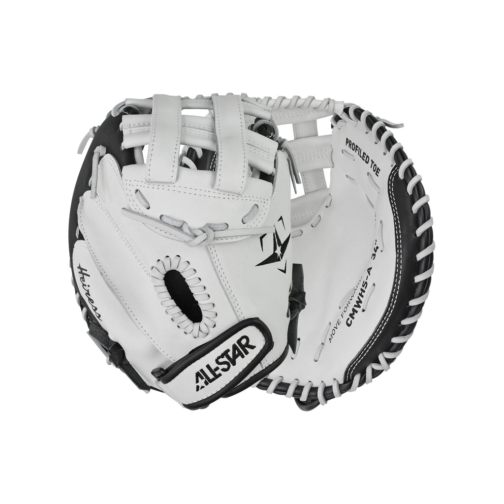 Guante Para Catcher Softbol Fastpitch All Star Heiress CMW-H-A-RHT-WH_BK 34 in