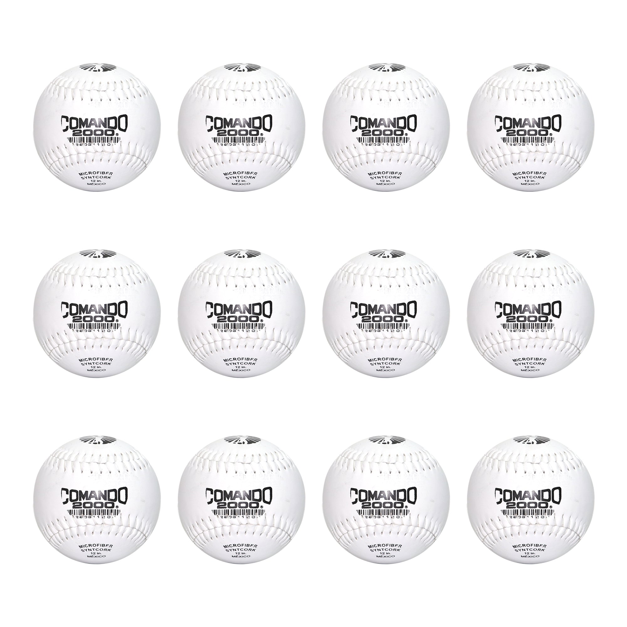 Pelota de Softbol Profesional Comando 2000 Blanca Piel ADULTO