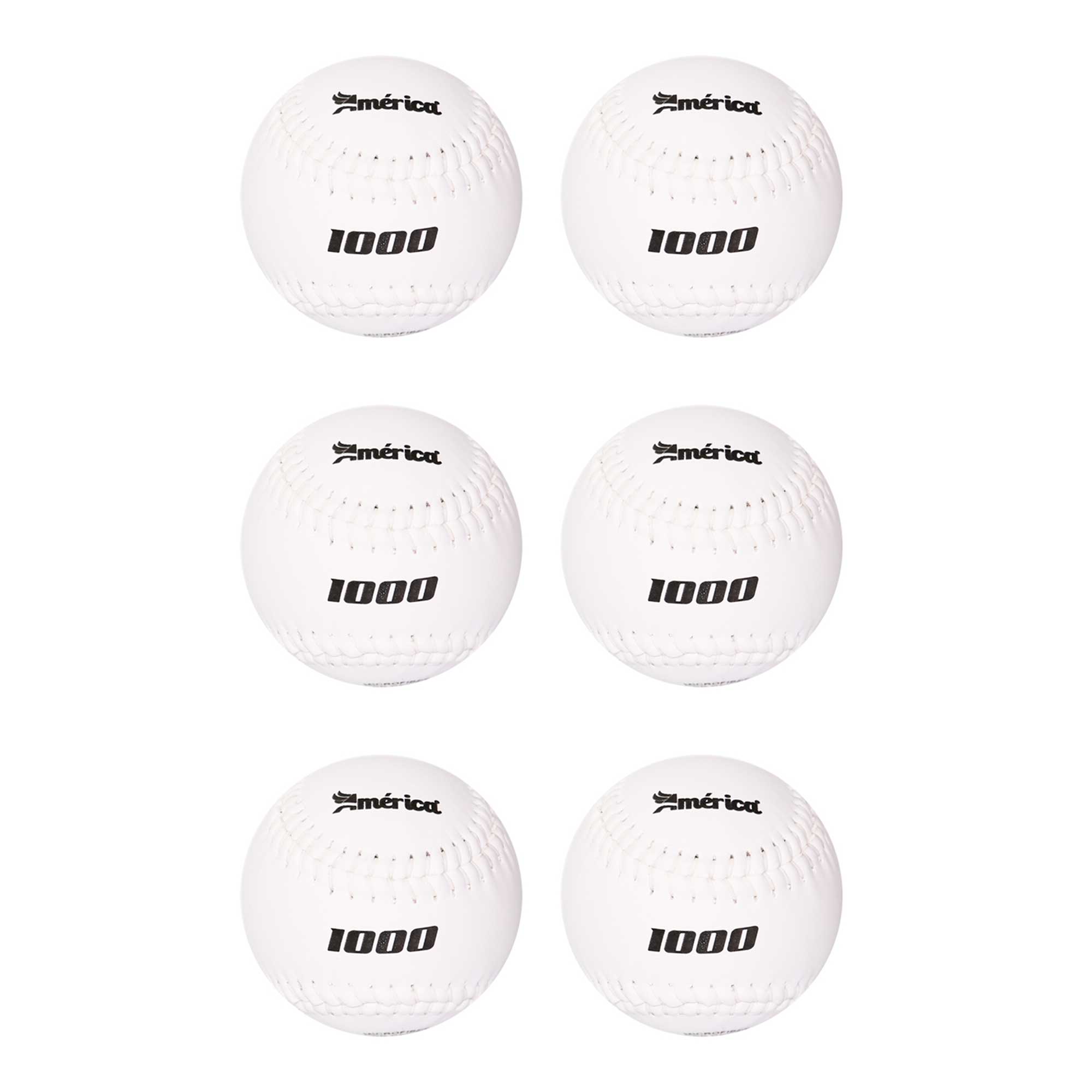 Pelota Softbol America 1000 Blanca