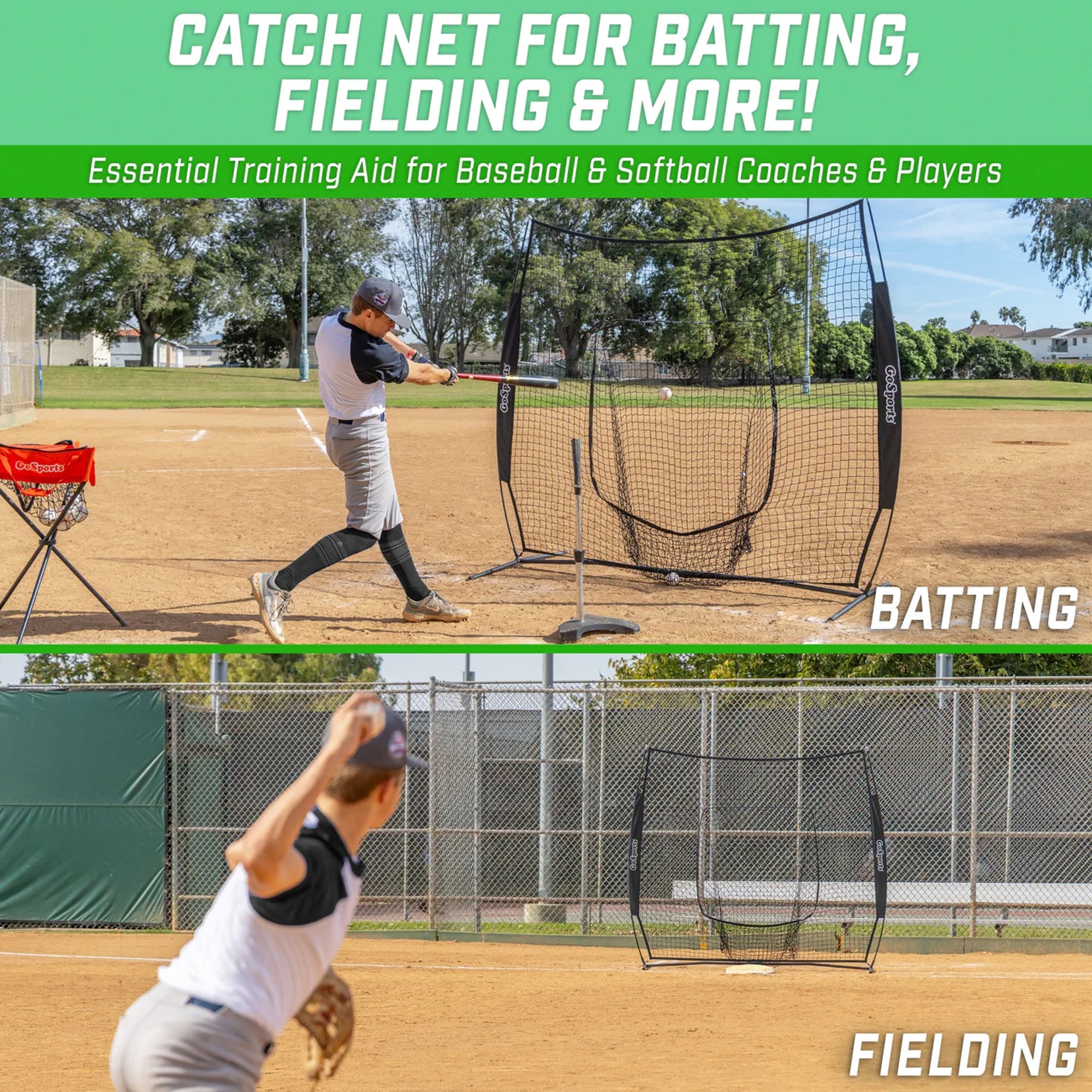 Red Malla Entrenamiento Beisbol Softbol GoSport 2.13 × 2.13 m