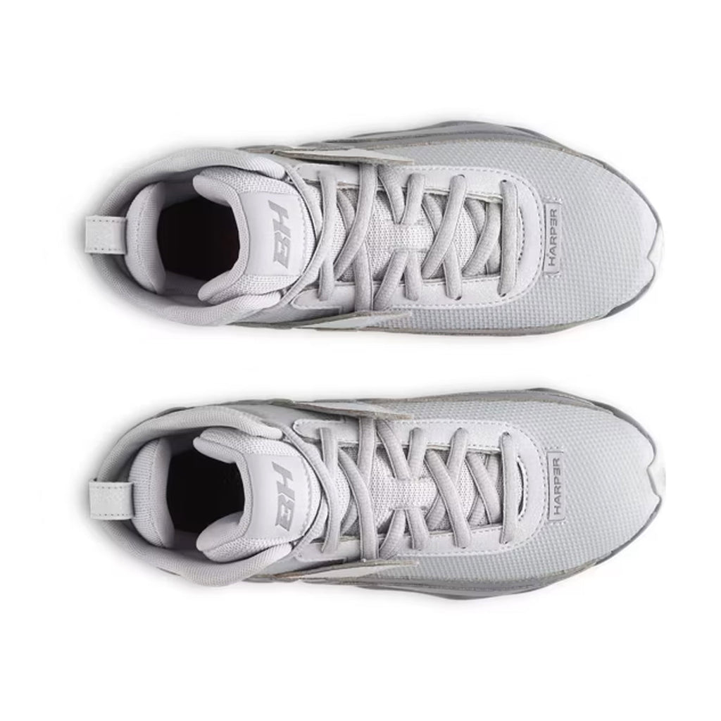 Spikes Beisbol Softbol Under Armour Harper 10 RM Mid Gris INFANTIL
