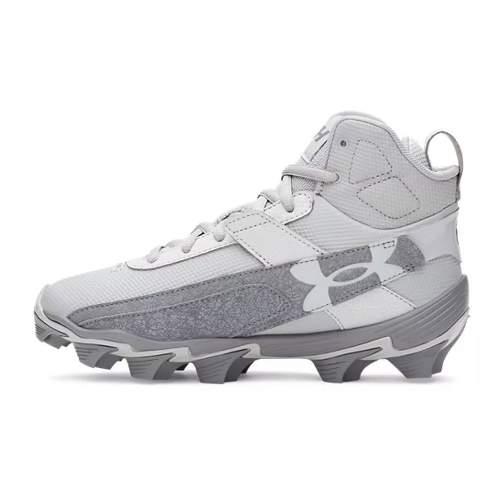Spikes Beisbol Softbol Under Armour Harper 10 RM Mid Gris INFANTIL