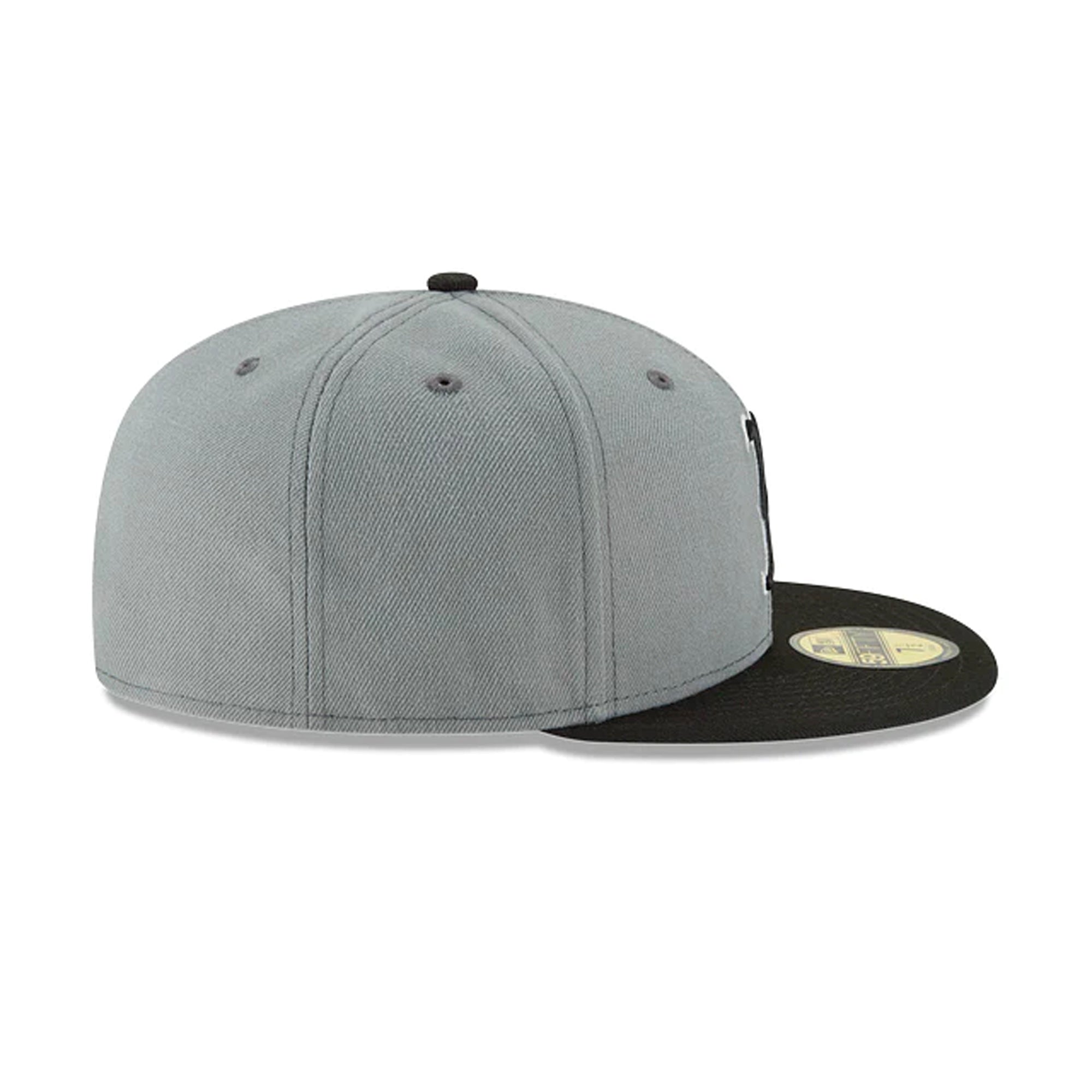 Gorra Beisbol Softbol New Era Red Sox Boston 59Fifty Gris Negro